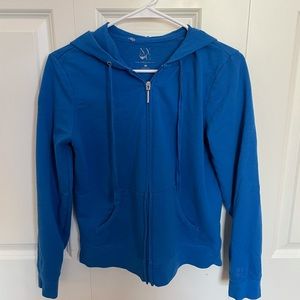 ELECTRIC BLUE zip up sweatshirt